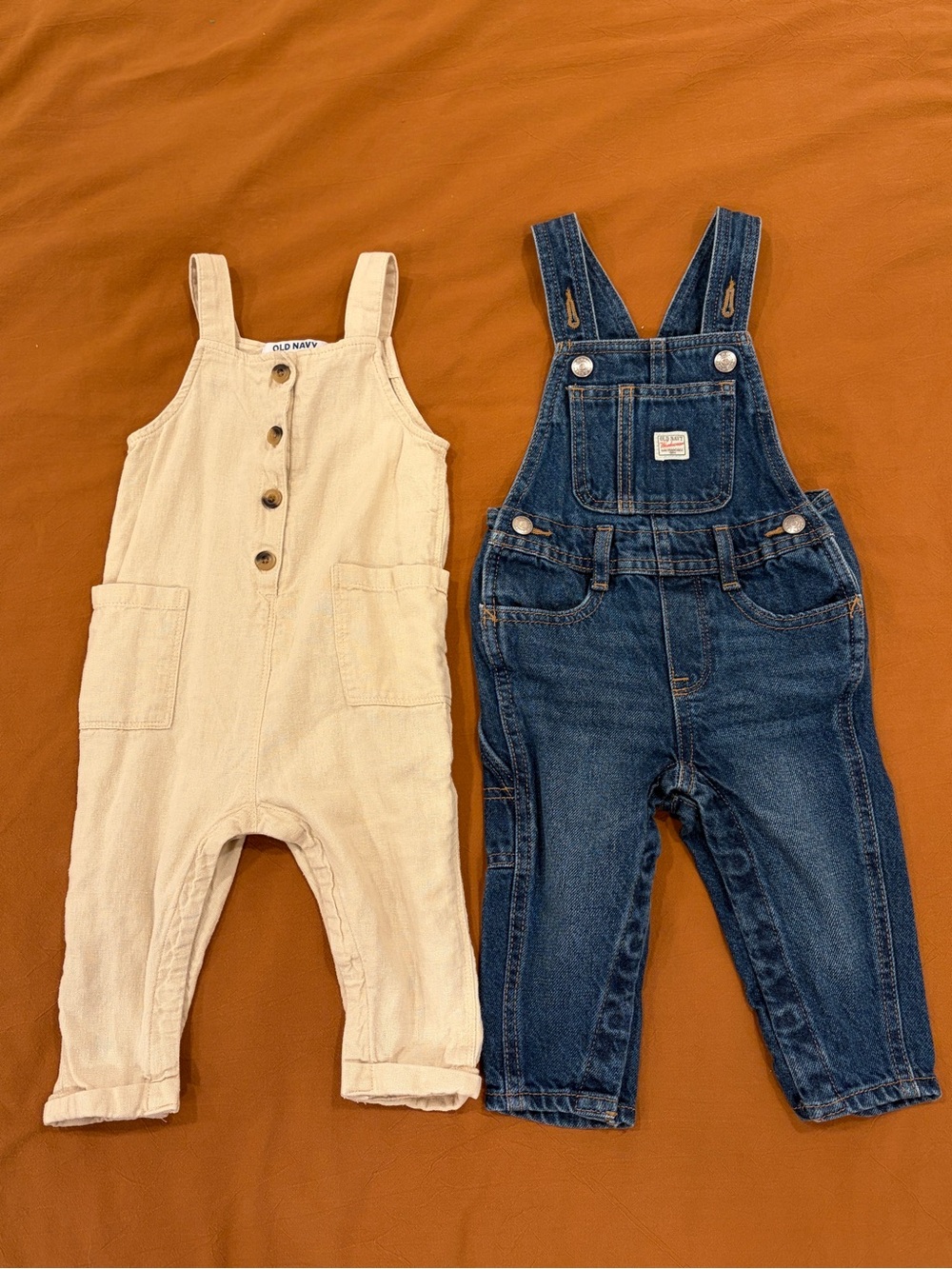 Set of two Old Navy Toddler Overalls